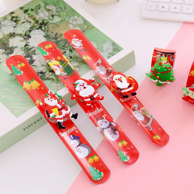 Браслет со светящимися светодиодами Рождественский браслет светящаяся игрушка