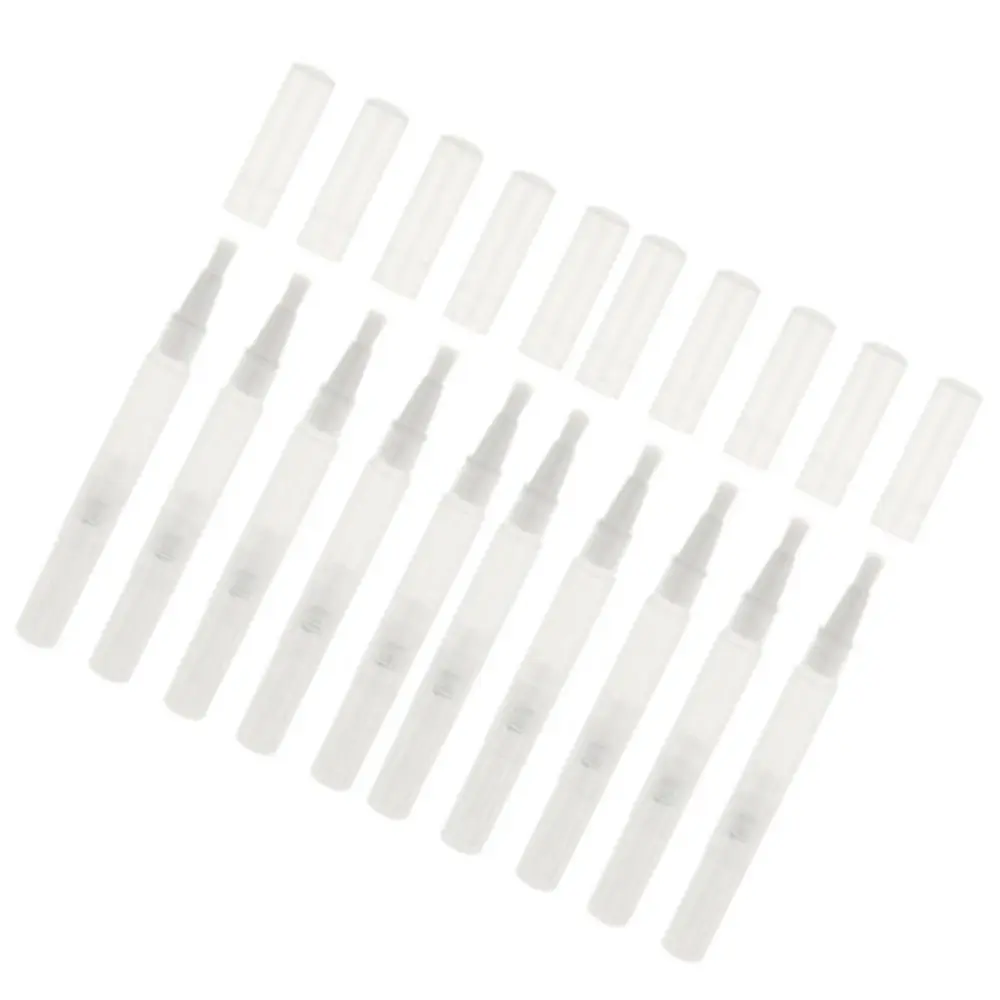 10 шт. 3 мл контейнер для масла кутикулы с кистью бальзам губ трубка пустая ручка