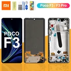 Оригинальный ЖК-дисплей 6,67 дюйма для Xiaomi Poco F3 M2012K11AG, экран с рамкой, сенсорная панель, дигитайзер для Pocophone F3 pro, дисплей