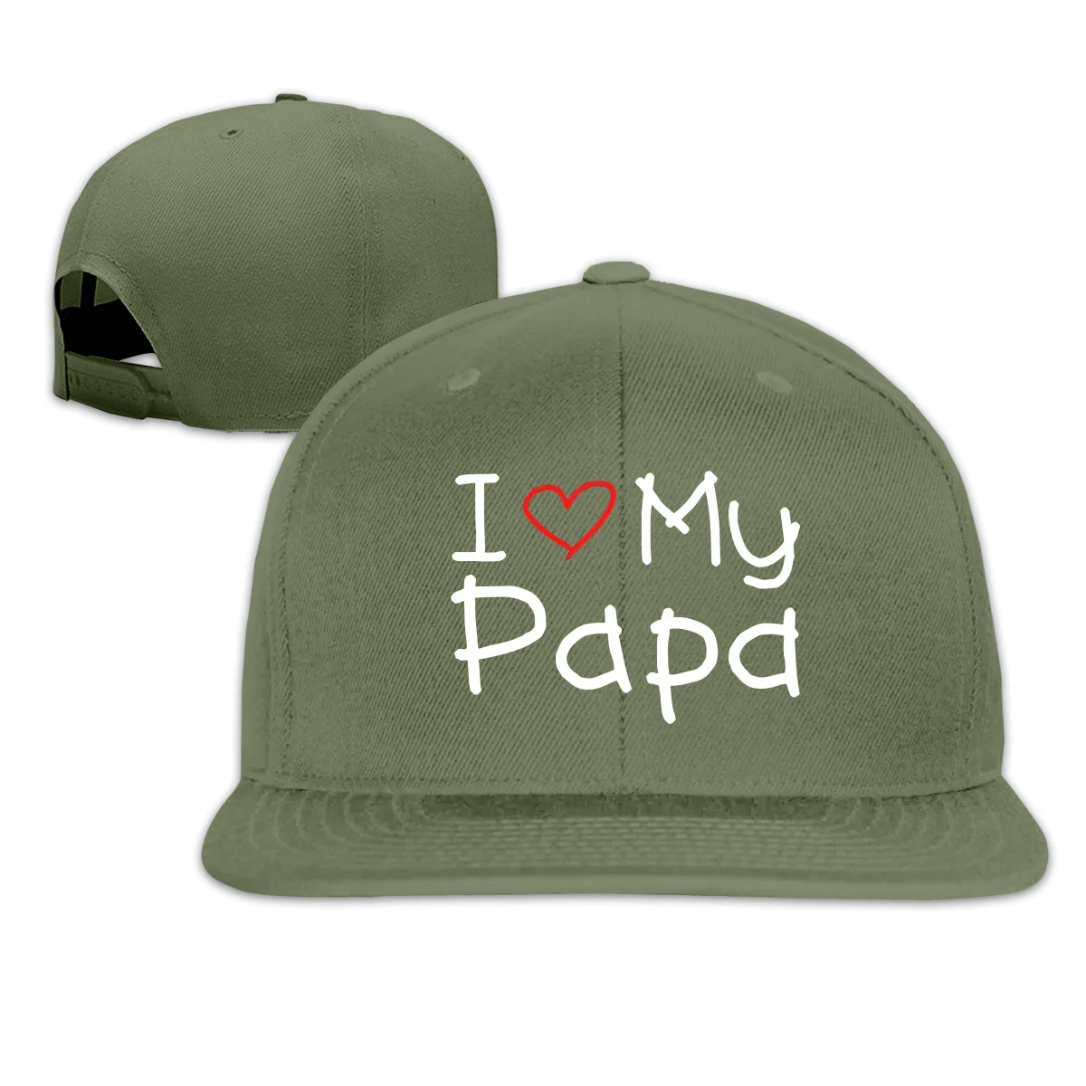 

I Love My Papa T men woman's Fashionable breathable Dad Cap