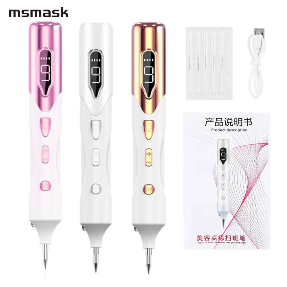

9 Level LCD Face Skin Dark Spot Remover Mole Tattoo Removal Laser Plasma Pen Machine Facial Freckle Tag Wart Removal Beauty Care