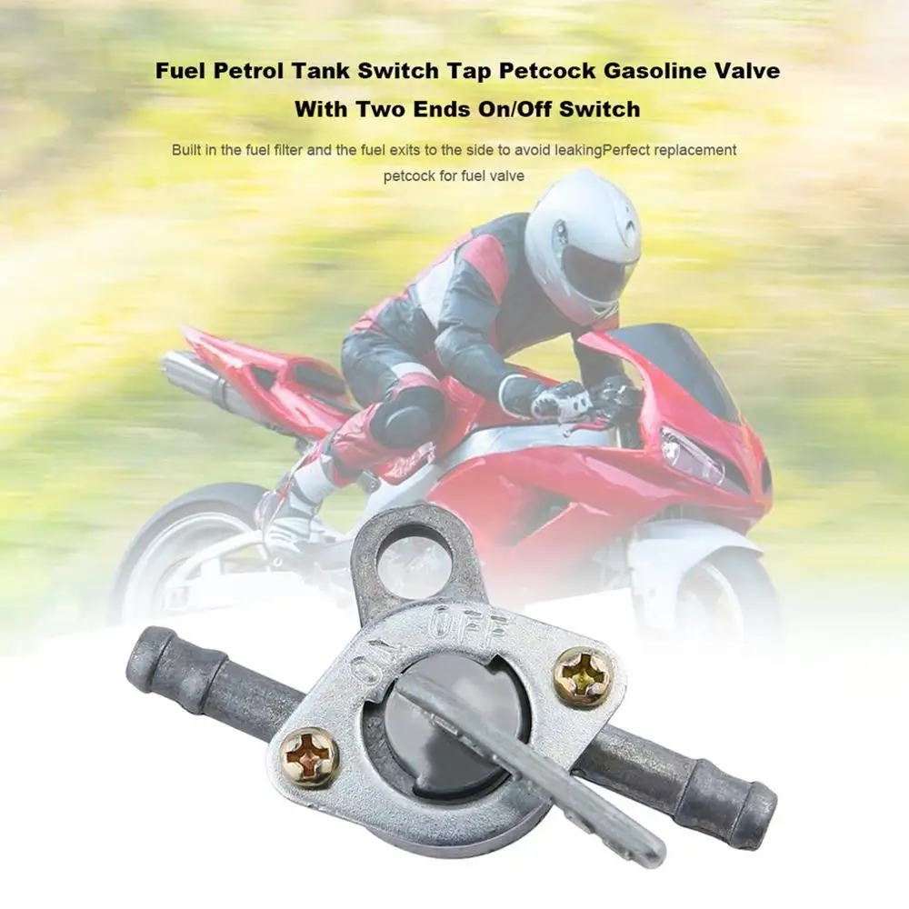 Fuel Petrol Tank Switch Tap Petcock Gasoline Valve With Two Ends On/Off For Cross-country Motorcycle ATV Moped | Обустройство дома