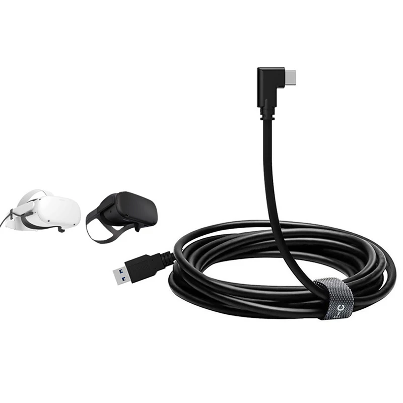 

For Oculus Quest 2 Link 5M USB 3.2 Cable Data Line Type C Cable Steam VR Cable