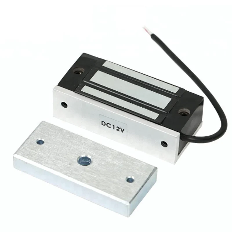 12v 100lbs 60 кг магнитный мини замок электромагнитный шкафа Невидимый|Электрический
