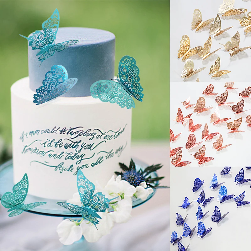 

Beautiful Unique Sofa Background Wall Stickers Creative Rose Butterfly Wall Stickers Fashionable Decoration Household Products