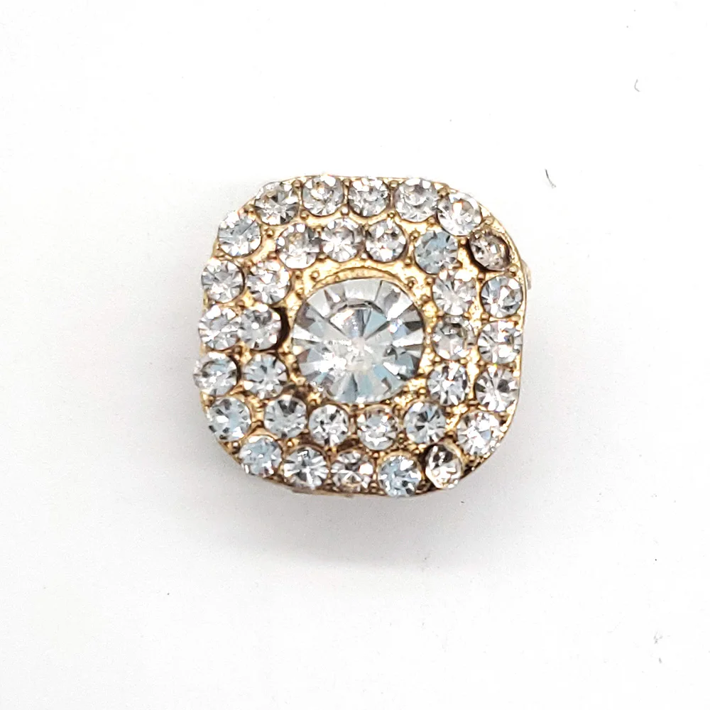 1pc Girls Rhinestone Crown Flower Metal Shoe Charms Buckles Decoration DIY JIBZ Croc Garden Shoe Accessories Sandals Ornaments