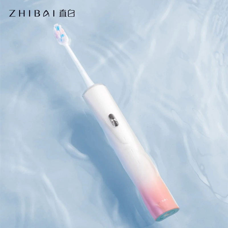 ZHIBAI USB перезаряжаемая электрическая зубная щетка Автоматическая домашняя IPX7