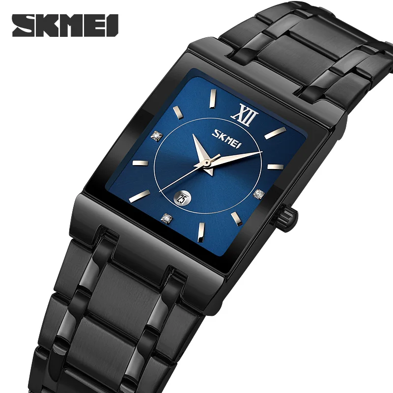 Часы наручные SKMEI Мужские кварцевые роскошные дизайнерские водонепроницаемые