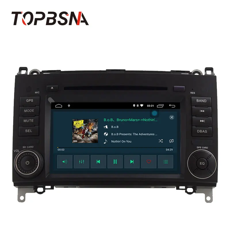 Tobbsna Android 10 автомобильный dvd-плеер для Mercedes Benz B200 A B Class W169 W245 Viano Vito W639 Sprinter W906 WIFI 2 Din