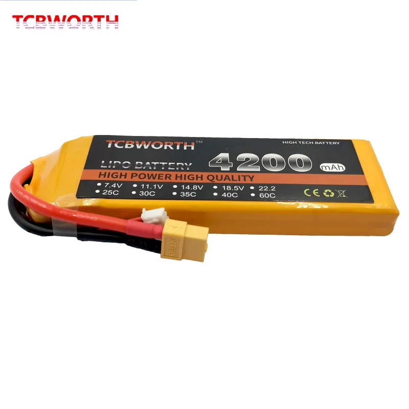 RC игрушки LiPo батарея 7 4 V 4200mAh 35C 2S для самолета вертолета автомобиля беспилотные