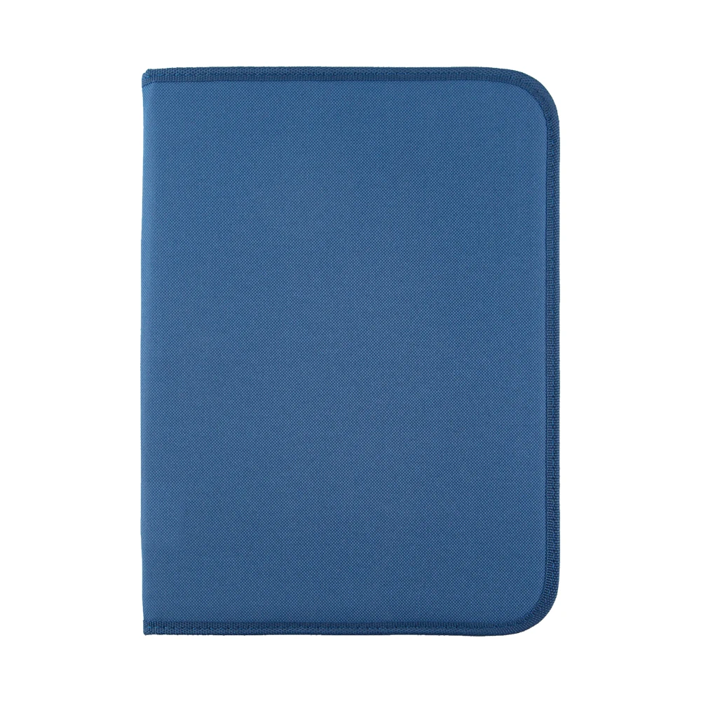 Деловая офисная папка для документов органайзер из синей ткани Оксфорд портфель
