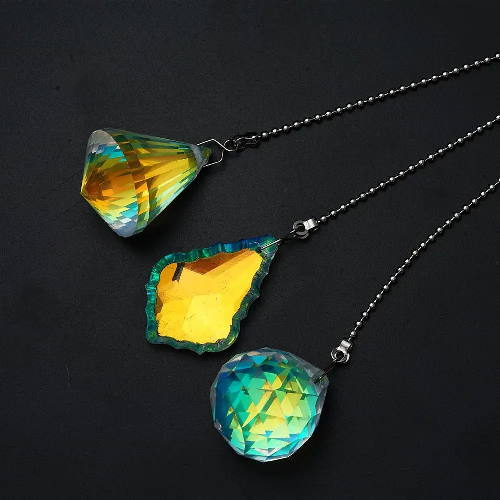 Ab Color K9 кристалл 50 мм прозрачные кристаллы шар Цветные яркие призмы сделай сам из