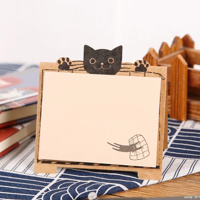 M&ampG YS-325 40-Page Self-Adhesive Memo Pad Cute Cat Style DIY Notes Bookmark School Office Stationery Kawaii Notepad Diary | Канцтовары