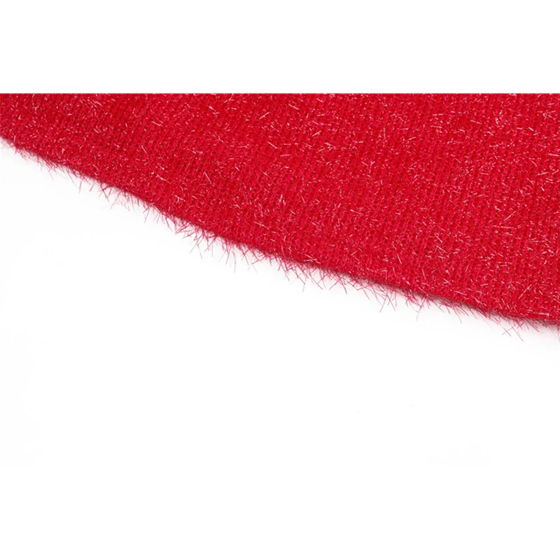 Красный пуловер из мохера вязаный свитер Женский винтажный элегантный