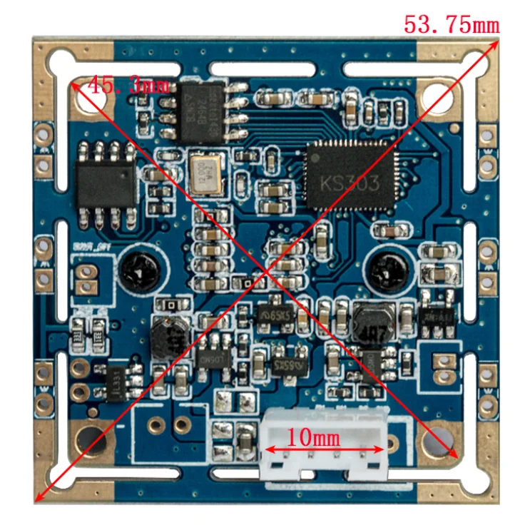Модуль камеры наблюдения с широкой динамической подсветкой H.264 3 Мп AR0331 чип