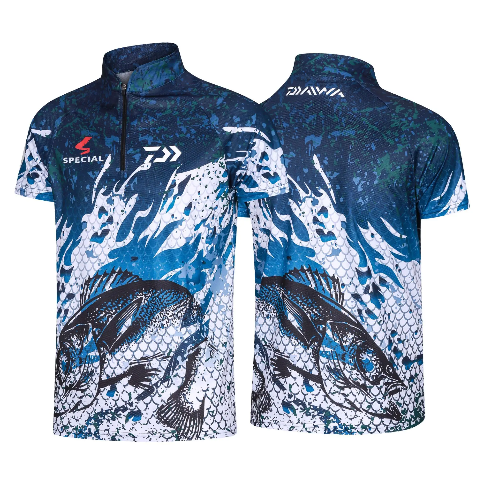 Daiwa Fishing Shirt Men Long Sleeve Fishing Jersey Sun Protection Shirts Quick Dry Sports Wear Summer Fishing T-Shirt Pesca Wear