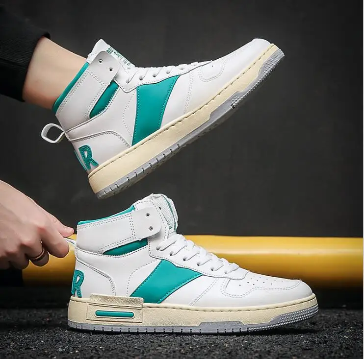 

Новинка, мужские кроссовки, модные кожаные кроссовки, белые мужские повседневные туфли