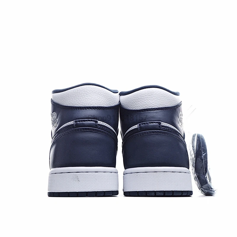 

Nike Air Jordan 1 Mid AJ1 chaussures de Basketball pour hommes et femmes, chaussures poudre sale, tailles 36 45 # aj99