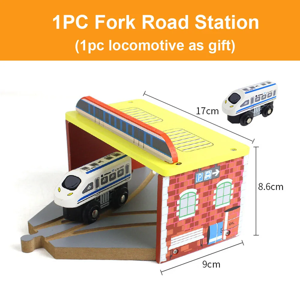 Деревянный шлейф из бука железная дорога мост туннели аксессуары подходят для Brio