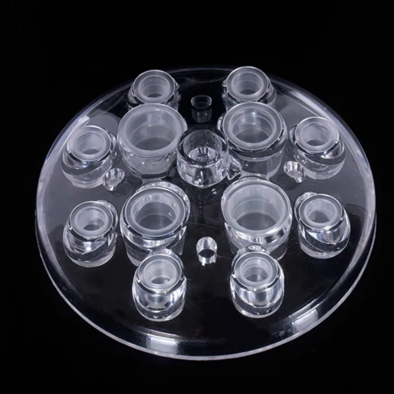 100 шт./лот Пластиковый Перманентный макияж прозрачный размер S/M тату чернила