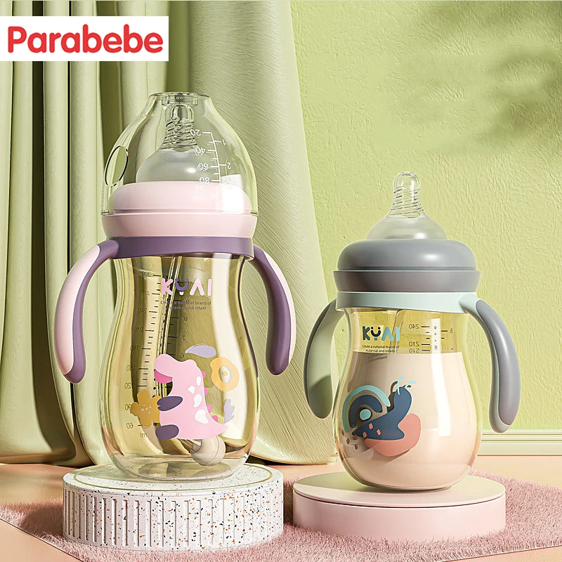 

Bottle anti-fall PPSU imitation breast milk newborn large capacity baby bottle 300ml 1-2-3 years old