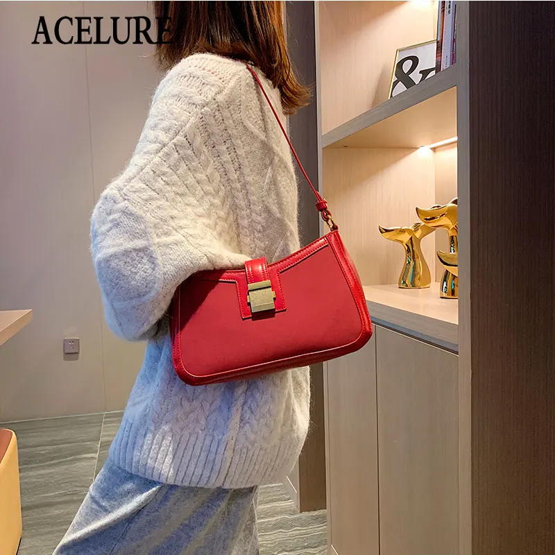 

ACELURE Soft PU Leather Luxury Women Handbags Designer Small Ladies Messenger Shoulder Crossbody Bags for Women Bolsas De Mujer