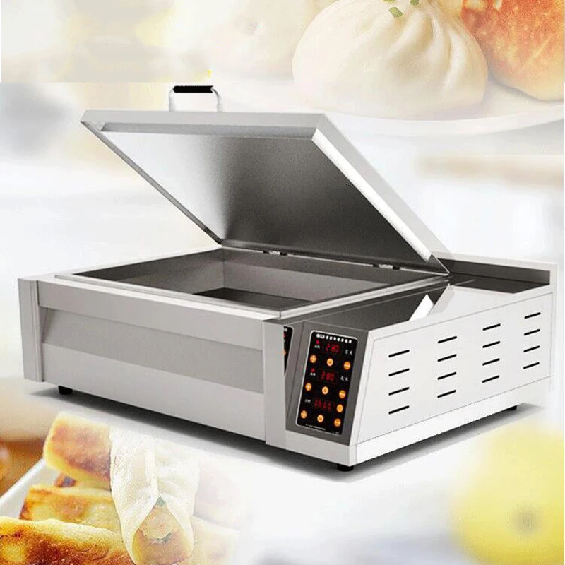 

Stainless Steel Dumpling Processing Machine Fried Dumpling Machine Pancake Machine 220V Electric Frying Pan