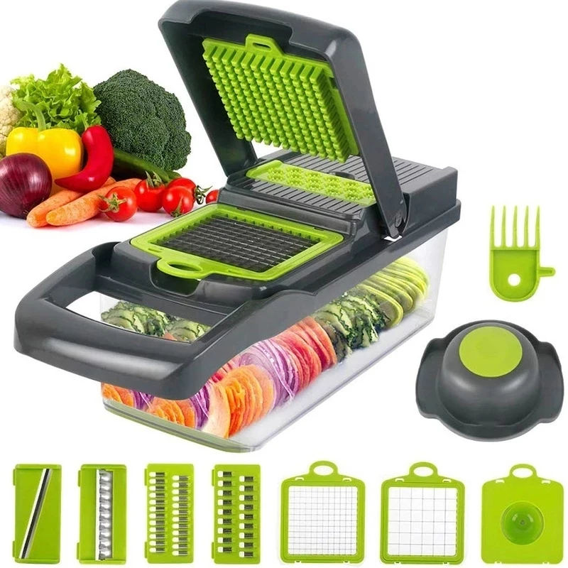 

Artifact Multifunctional Vegetable Cutter Mandoline Fruit Slicer Grater Shredders Drain Basket Slicers Gadgets Kitchen Tools