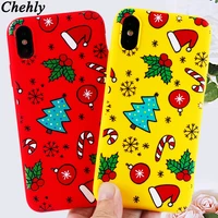 christmas phone case for iphone 6s 7 8 11 12 mini plus pro x xs max xr se fashion cases soft silicone fitted accessories covers
