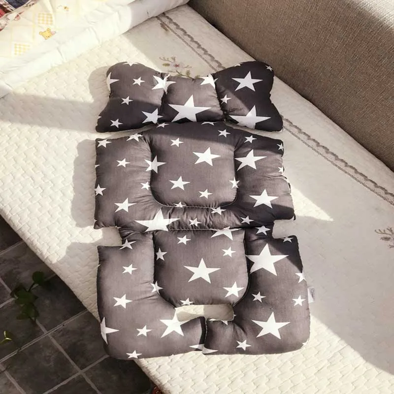 Детские хлопчатобумажные Печать Подушка для детской коляски Автокресла тележка