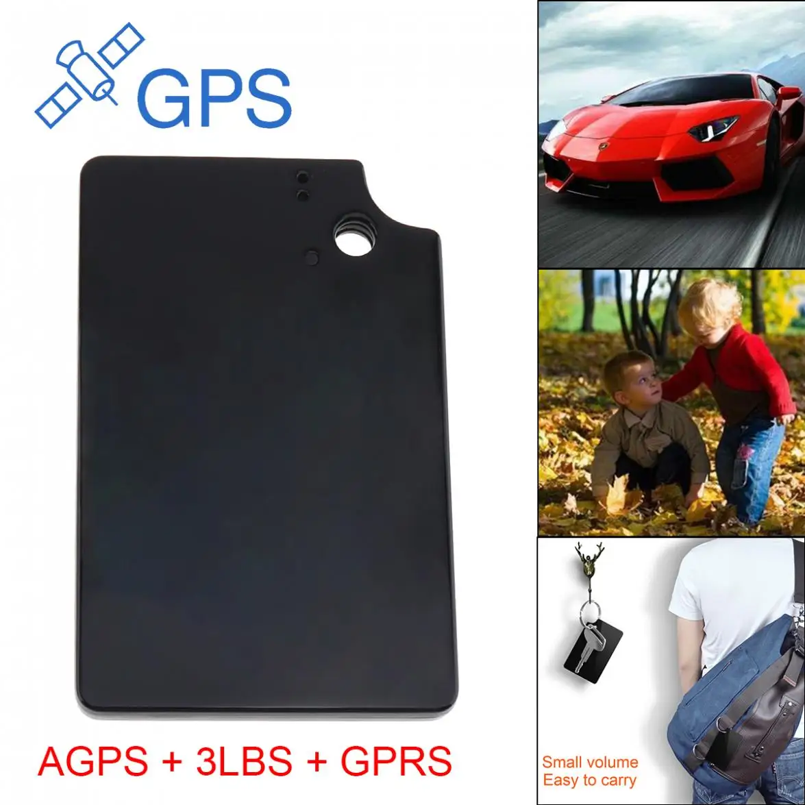 GT012 ультра-тонкий стиль карты мини автомобиль персональный анти-потеря gps трекер для пожилых людей детей автомобиль в реальном времени отслеживания гео-забор SOS