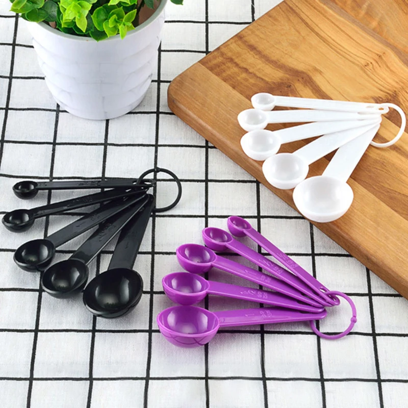 

5 pcs Multi-Purpose Delicate Spoon / Cup Measuring Spoon Tools Cooking Baking Accessories