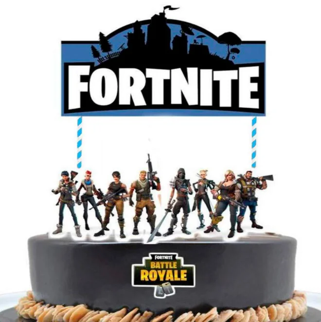 Birthady вечерние поставки Fortnites Фольга воздушные шары крепость ночь латексных