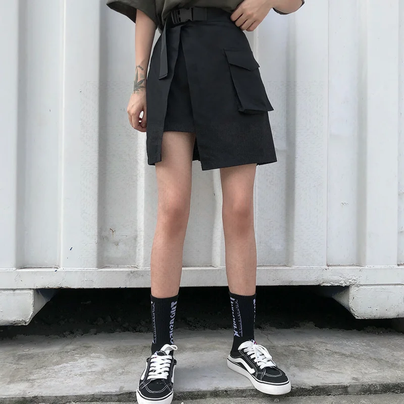 Необычные женские сапоги в темно зеленом цвете юбка шорты с карманами высокой