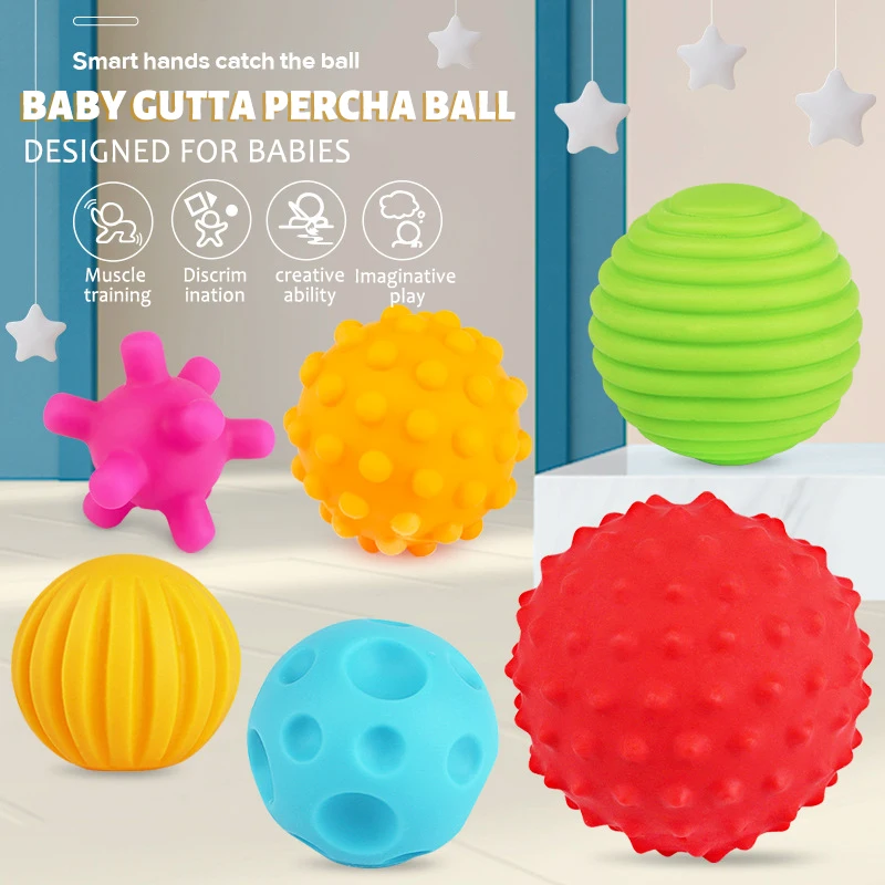 

Baby Toy Hand Catch Ball Baby Teether Ball Molar Early Education Puzzle Mother and Infant Newborn