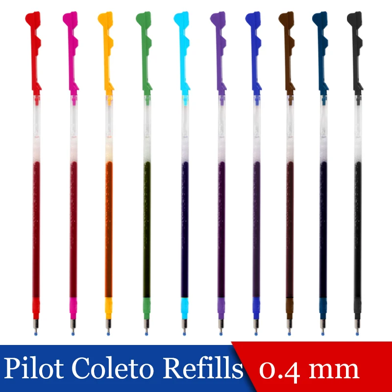 LifeMaster 6 шт./лот Pilot Hi Tec C Coleto Gel Multi Pen Сменные стержни 0 4 мм