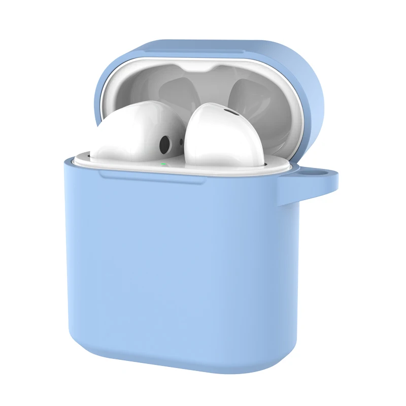 Для huawei Honor Fly Pods Pro Чехол для наушников Honor Fly Pods Pro Чехол для зарядки Мягкий ТПУ защитный чехол для наушников с защитой от потери - Цвет: Sky Blue