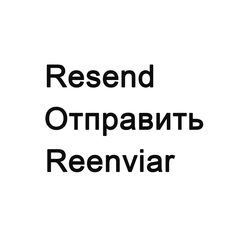 

Special Link For Goods Resend