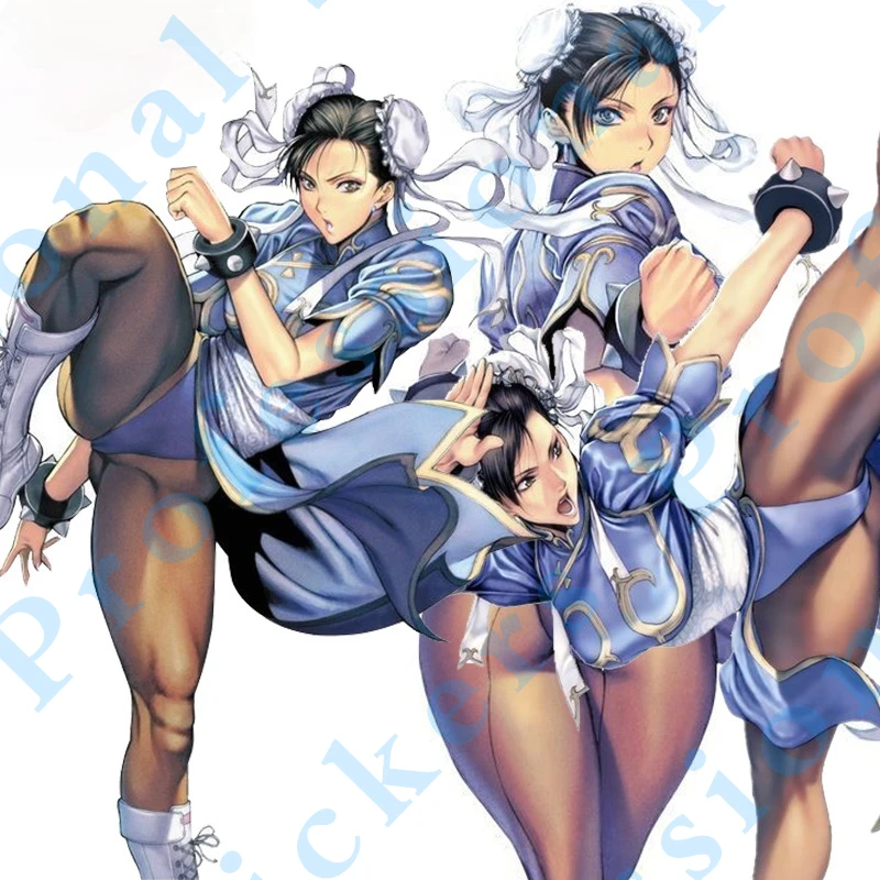 Смешные автомобильные наклейки игр Аркада Chun Li Аниме на бездорожье Decal Decor The Whole Body Cover Scratches Vinyl on.