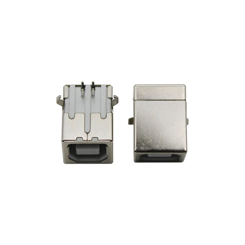 

10Pcs USB Port Type B Female Socket Printer Port Connector emale 90 degree bend pin female Right Angle PCB Connector DB90