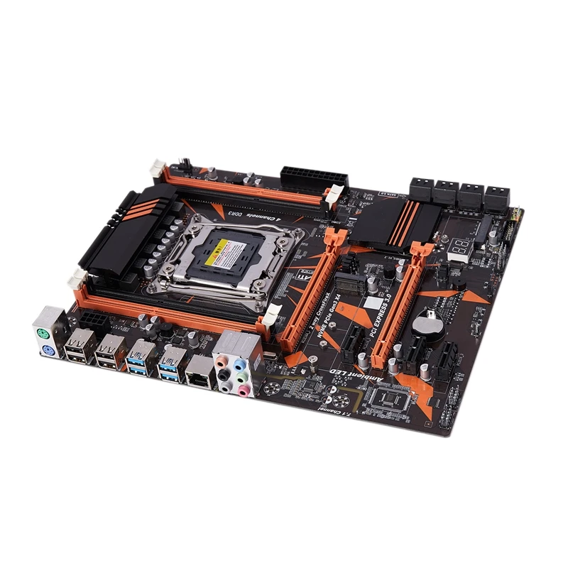 

X99 LGA2011 Motherboard DDR3 128G Four Channel RAM USB3.0 SATA3.0 NVME M.2 for Xeon LGA2011-V3 Server