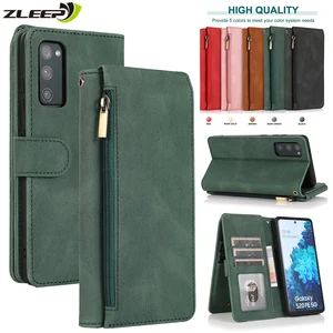 Zipper Wallet Leather Case For Samsung Galaxy S22 S21 S20 FE S10 S9
Note 20 10 9 Ultra Plus Lite Flip Card Phone Bag Cover Coque 7.69 USD