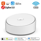 Смарт-шлюз Tuya Zigbee, многорежимный сетевой хаб с Wi-Fi, Bluetooth, голосовым управлением через приложение, с поддержкой Alexa Google ZigBee