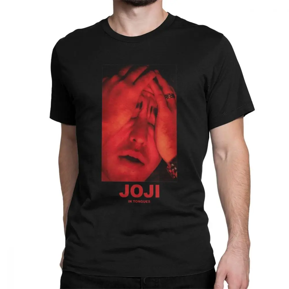 Мужская футболка Joji, грязный Франк, розовый Guy Meme, японский Ютуб, хлопок, безумные футболки с коротким рукавом, летняя футболка - Цвет: Black