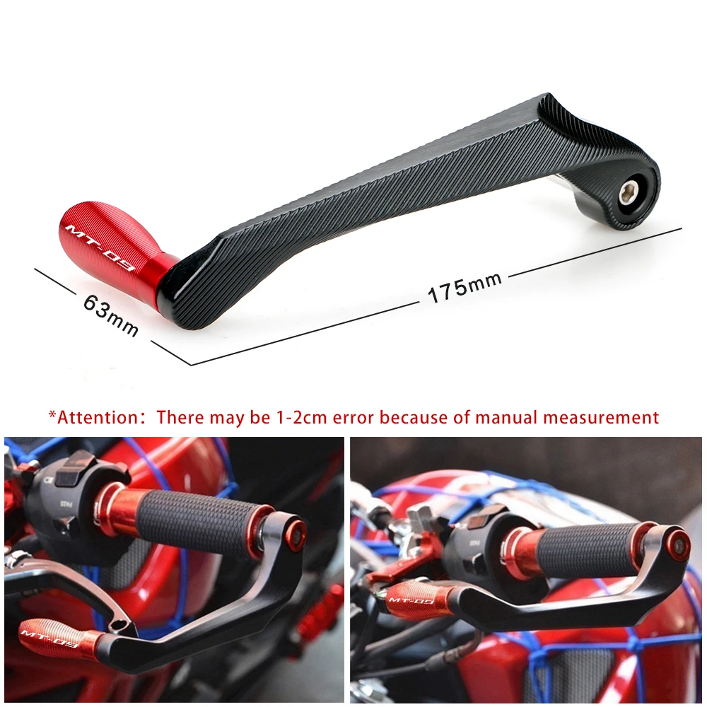 For YAMAHA MT-09 MT09 MT 09 Tracer FZ-09 FZ09 Handlebar Grips Guard Brake Clutch Levers Protector Motorcycle Accessories | Автомобили и