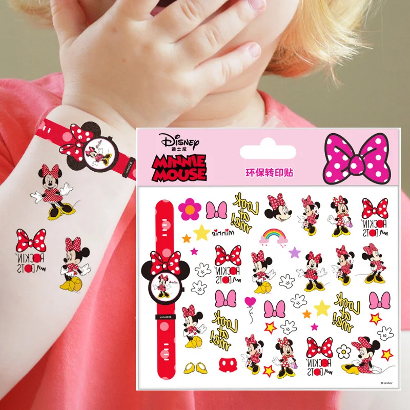 Disney Микки Мышь милые тату наклейки на автомобиль канцелярские кожи граффити