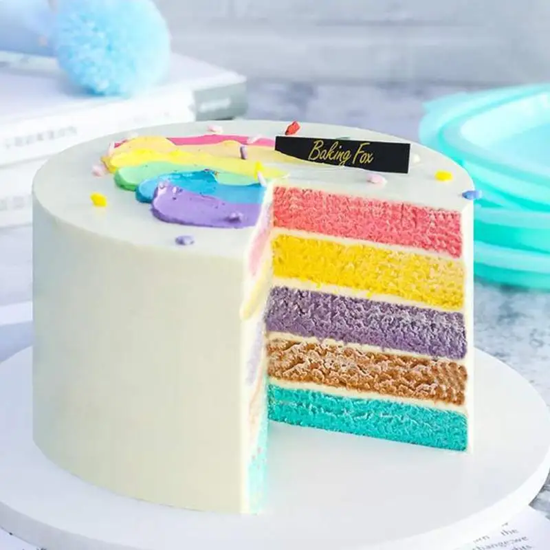 

8 Inch Round Silicone Cake Mold Baking Tray Diy Desserts Kitchen Baking Cake Tool Baking Mold Mousse Moulds Z5B6