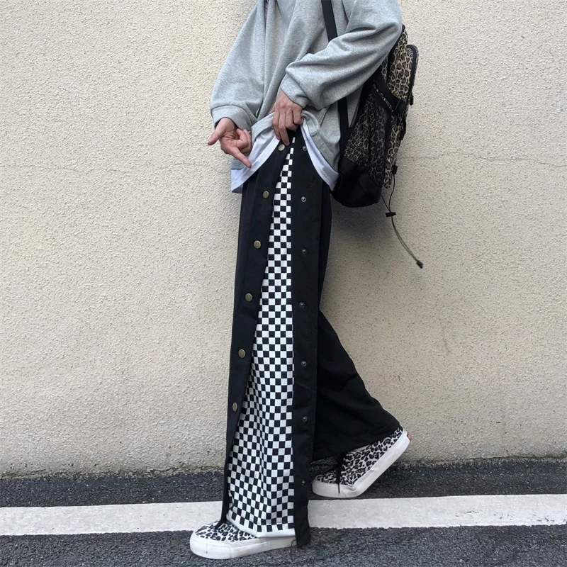 

2020 new spring summer autumn Hot selling men's fashion casual Popular long Pants men sweatpants plaid pants baggy pants Ay328