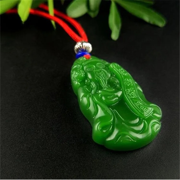 Натуральный шпинат зеленый нефритовый кулон мужское и женское ожерелье свитер