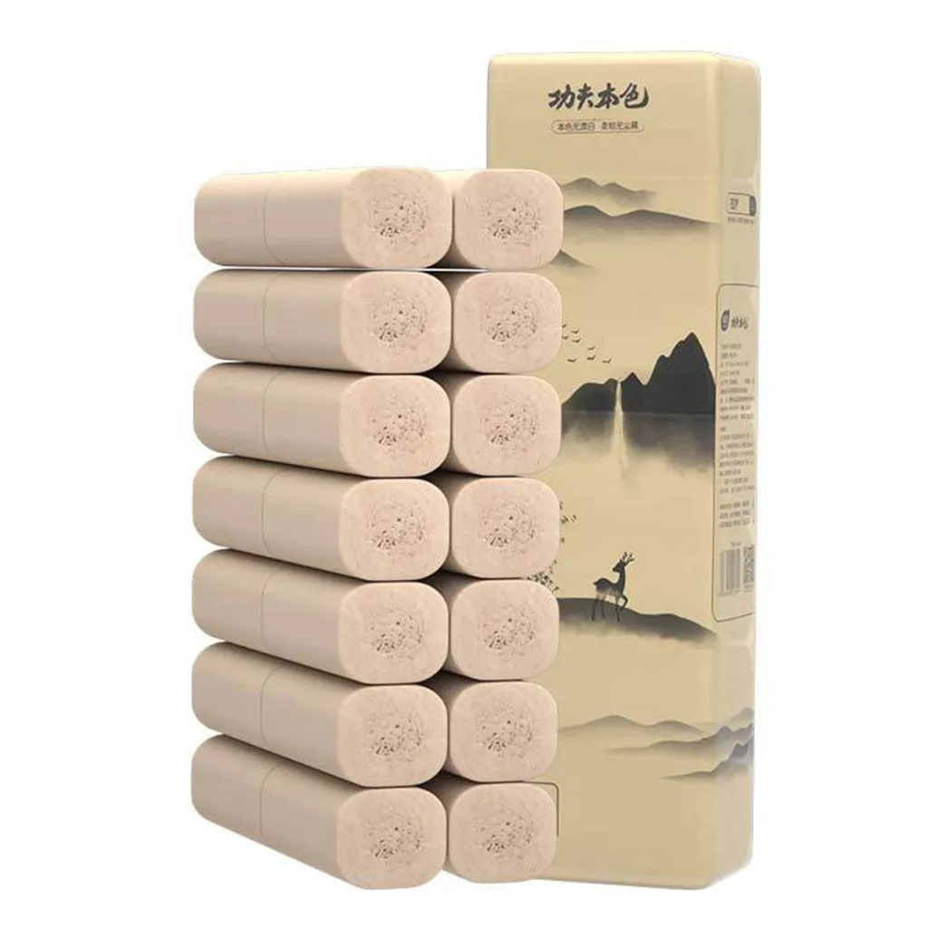 Банные туалетные бумажные салфетки в рулонах многоцветная домашняя рулонная